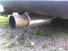 sr20 import exhaust (dirty in this pic but it shines up nice)