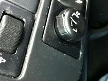 New switch in dash in place of the old one.