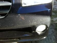 i need to get the bumper and hood painted. it got sand blasted from the highways :(