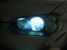 after ghetto rigging and fixing up 2003 headlights.