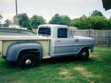 Before I started working on the truck. Lots of primer and two flats.