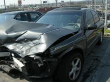 Aftermath of my old Nissan Maxima.