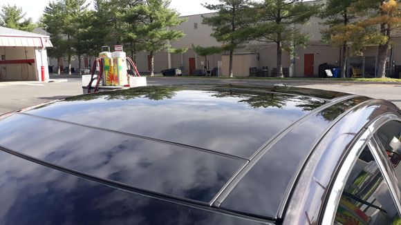 Picture showing sunroof with tinted glass 