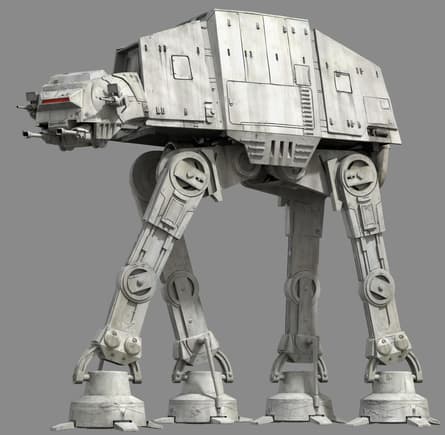 This is my other ride, an Imperial AT-AT.