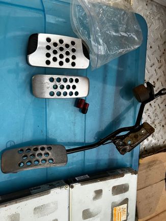 gas pedal and auto break pedal 