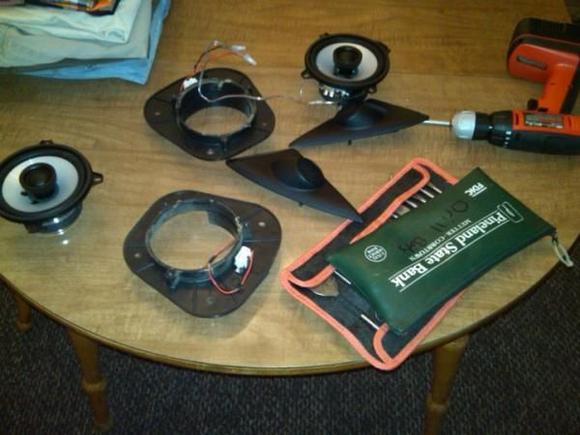 Modifying Speaker Brackets/Tweeter Pod