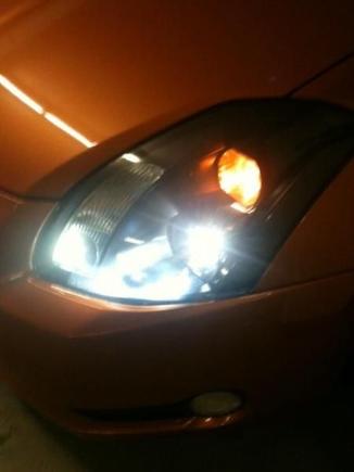 CF Blacked out headlights 2