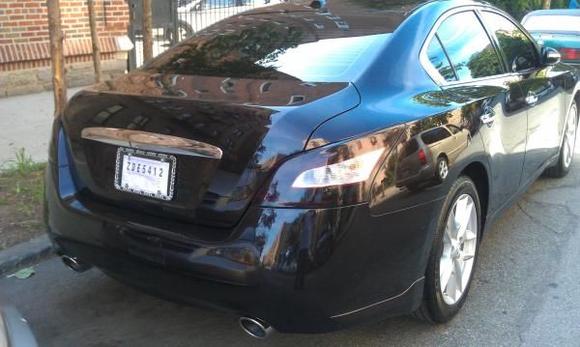Blacked out rear, No emblems!!! Tough
