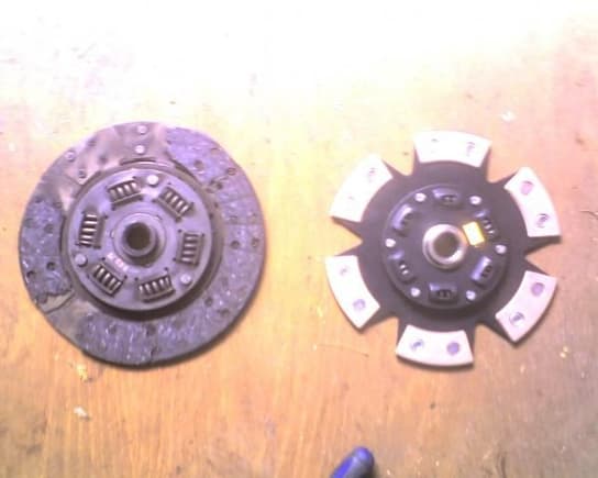 (L\R) old to new 6 puck stage 3 with a lightweight flywheel