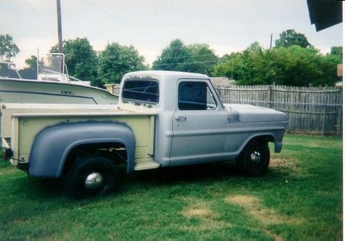 Before I started working on the truck. Lots of primer and two flats.