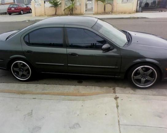 my maxima with my new rims