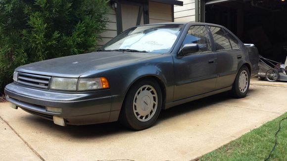 What the 90 looks like when the struts are bottomed out! Wish it was actually lowered...
