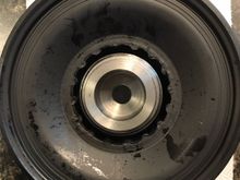 This photo shows the part that’s stuck and broke off onto shaft.