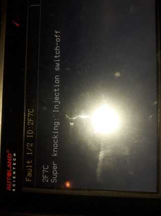 Error code No 2 After Test Drive No 1 today