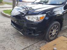 2019 front bumper on my 2010. Had it on just to cut the holes for the wheel arch in the fender. Have the missing pieces for the bumper and will put them on after respraying.