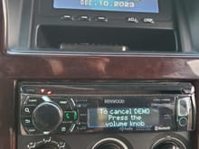 Digital Kenwood single slot CD stereo