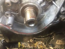 Crank Seal Before Replacement.