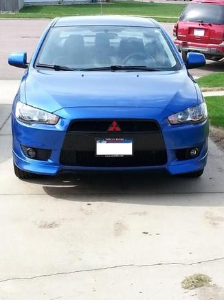 Plasti-dipped front end