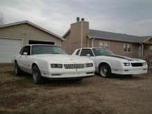 84 &amp; 85 SS, at home I currently have 3 Monte's, my daily driver with its donor car on the left (just in case) and I have the 02 SS