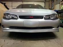 SLP upper and lower grill inserts, black headlights.