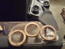 In the process of fiberglassing my door panel. Three american bass 6.5 midrange