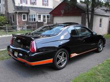 rear angle view