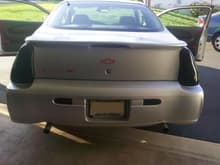 my old tinted taillights and surfboard spoiler