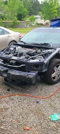 She's coming apart. 