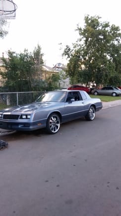 84 ss. Recently put stock wheels back on .