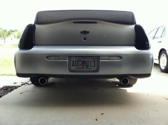 blacked out with 3.5in exhaust tips.
