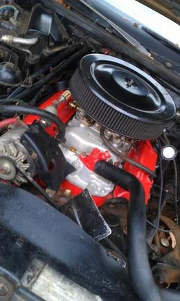 4th (Current) Engine: Cammed 350 with fresh intake swap