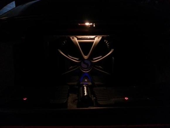 KICKER Everything. KICKER wires, amps, sub, rear deck 6x9, door panel 5.25, everything is KICKER. Crystal clear sound with heavy bass. Interior is run with a stereo 400 watt amp. Sub is ruin with a mono block 1500 watt amp.