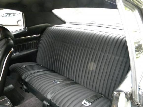 Early Production 70 Monte Carlo SS 454 Virgin Rear Seat
