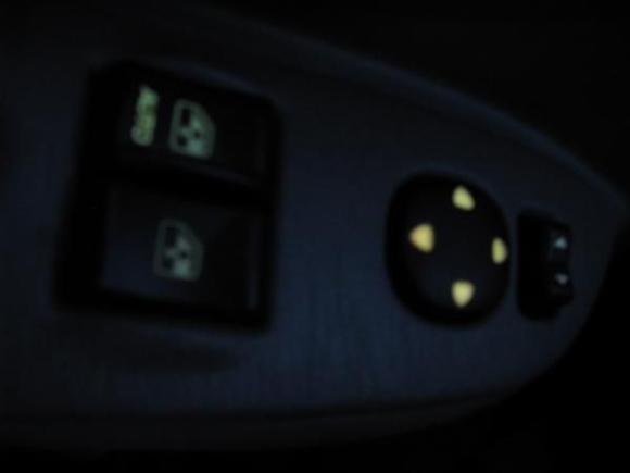 Power window switch has also been replaced- right switch broke off a few months ago.