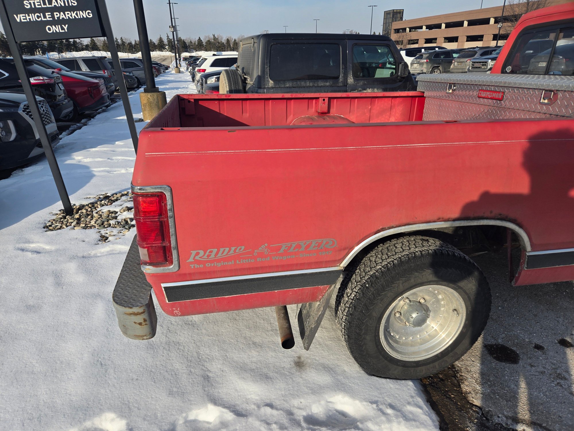 This decal is on both sides of the bed. Is this factory or a custom shop thing?