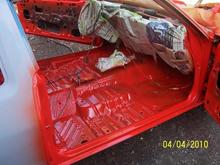 Paint the interior floor.