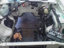 old engine compartment