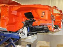 Front ready for brakes