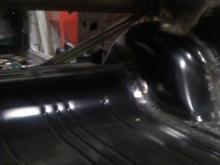 pan and tubs done and welded.