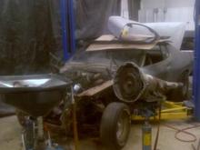 RR in shop Kasper Auto waupaca, Wi