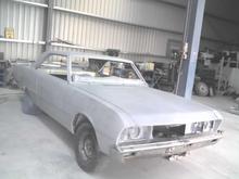 4 coats of primer, blocked back and 4 more coats!