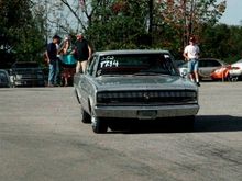 Approaching the lanes for my 1st competition run,
September 2010