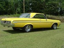 64 Dodge rear view
