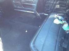 New carpet and seats out of a Newport custom.  Interior work in progress.