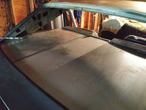 Roadster panel overview/ mock up with seat topper mock up placement