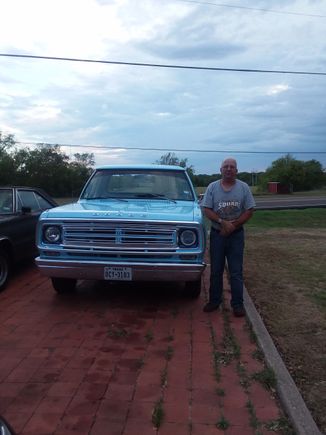 hi im from groesbeck tx this is my 72 D100 I've owned since 1989 my moms father bought this truck brand new