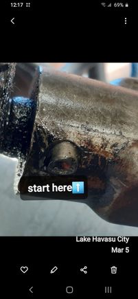 It looks like it's starting to come out but I can't drive it any further should I drive it back the other way? 