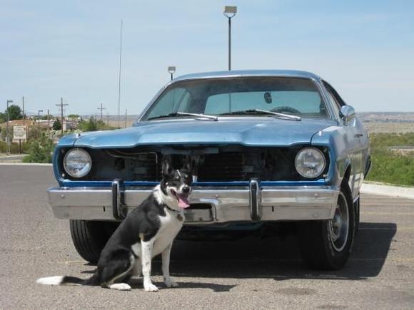 Before she was sent out to get painted.