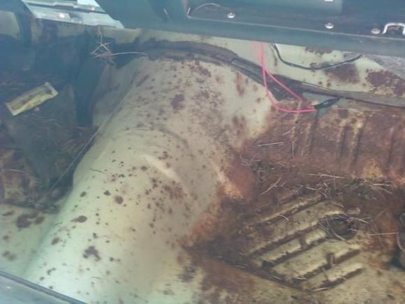 All surface rust! Not one cancerous spot on the floors!