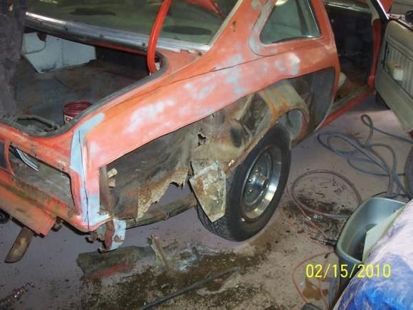 Rust and rot cut away